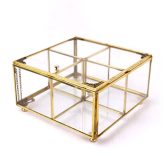 باکس شیشه ای جای تی بگ و نسکافه دکوری رومیزی صوفی صنایع دستی و هنری هدایای تبلیغاتی و سازمانی