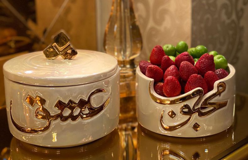 مقاله ظرف سرامیکی کالیگرافی