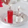 شمع شیشه ای شمع مایع شمع پیرکس صنایع دستی صوفی هدیه تبلیغاتی