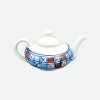 ظروف سفالی چینی طرح سنتی میبد فنجان قوری قندان چایی خوری