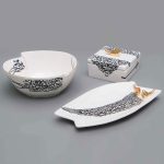 ست سرامیکی کالیگرافی پرنده 2