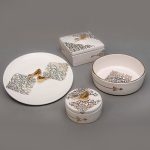 ست سرامیکی کالیگرافی پرنده 1